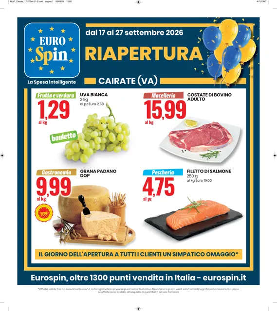Anteprima del volantino
