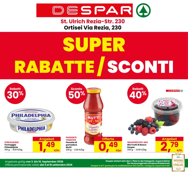 Anteprima del volantino