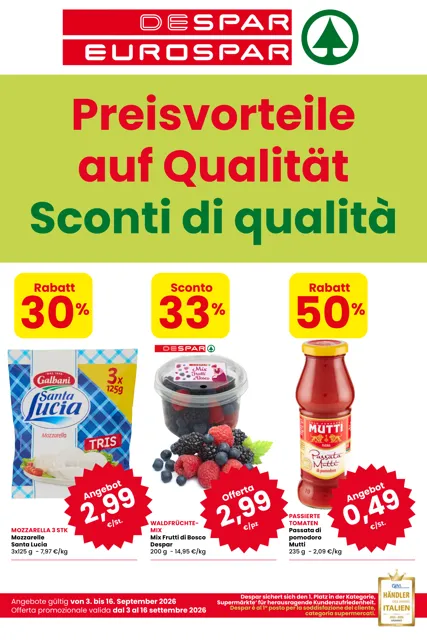 Anteprima del volantino
