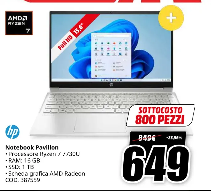 Notebook HP Pavilion